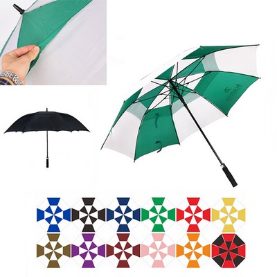60'' Arc Full Color Vented Auto-Open Golf Umbrella