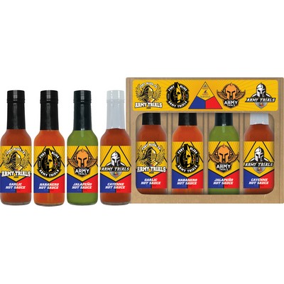 Four Pepper Hot Sauce Pack (4x5oz)