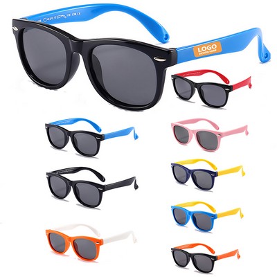 Flexible TPEE Polarized Sunglasses for Kids