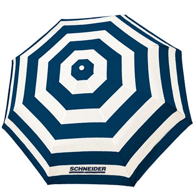 Cabana Stripe Auto Open Folding Umbrella